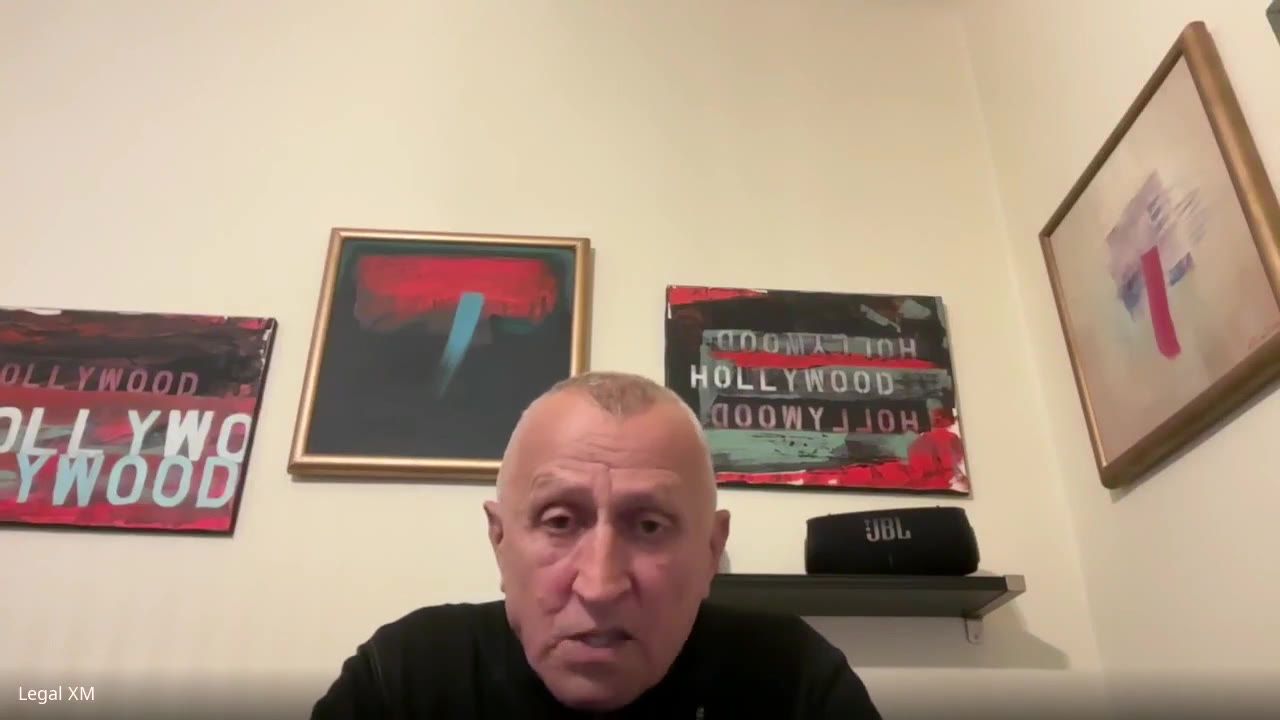 The founder of Legal XM speaking on a video call